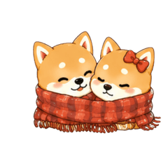 可愛柴犬 戀愛貼圖2