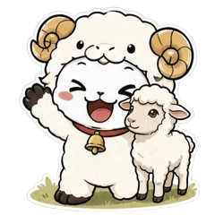 "Mee-Mee" The Fluffy Sheep Fantasy