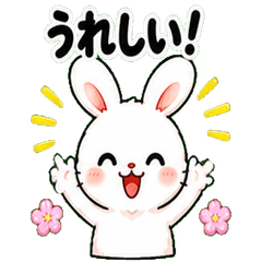 Kenny Emotion Rabbit Stickers
