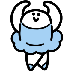 Smiling Ballet Anime Sticker