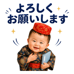 Akkun Polite Work Stickers 5