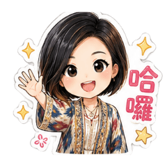 日常旅行可愛Q版貼圖