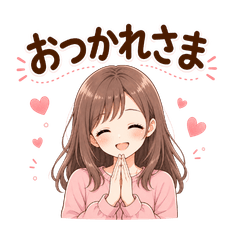 Momo-chan: Gentle Daily Stickers
