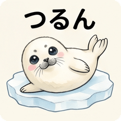 Spotted Seal Realistic Cute Stickers!