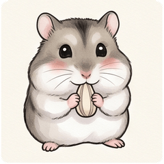 Djungarian Hamster Daily Stickers!