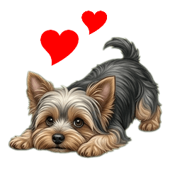 Yorkie: Daily Use Stickers