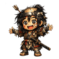Chibi Fallen Samurai