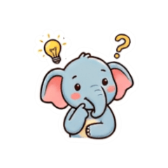 子ゾウさんの毎日スタンプ