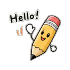 Pencil | Everyday phrase stamps