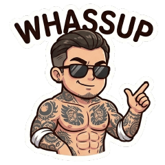 Cool, masculine man