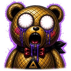 Tan Kuma Jr.4 Glitch Chaos Reactions