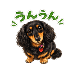 Tiny Miniature Dachshund Stickers