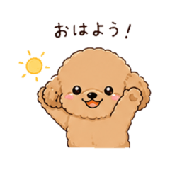 Toy Poodle Daily Stickers24