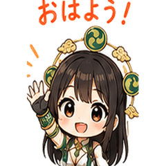 Cute Japanese Style Girl Stickers