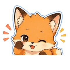 Cute Fox Daily Stickers Vol.1