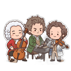 Chibi Great Composers