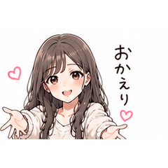 Sweet & Shy Girlfriend Chat Stickers