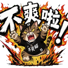 不爽貓動態貼 01