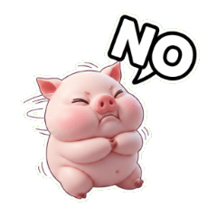 Lethargic Cheeky Pig