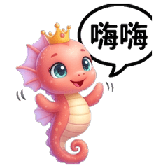 Seahorse Coral Coronet