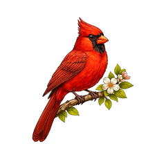 Cute Cardinal Stickers Vol.3