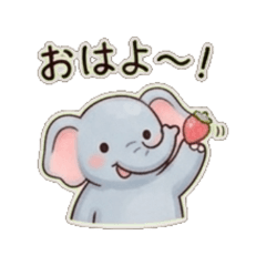 Elephant gon gon - Daily Chat Stickers