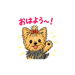 Yorkie Feelings Stickers