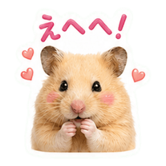 Hamumaru Fluffy Daily Stickers