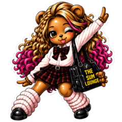 Tan Kuma!! Hype Everyday Stickers ver2