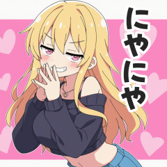 blonde hair woman wearing black sweater