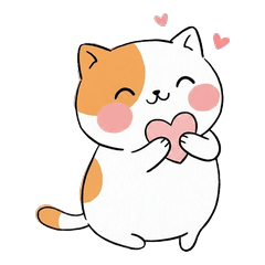 Mikemaru the Calico Cat - Daily Stickers