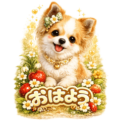 每天都能用 吉娃娃水果蔬菜貼圖