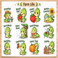 Dino's Daily Life: Farm