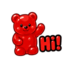 sixteen gummybear says hi