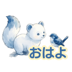 Miiyu the Fluffy White Fox  2