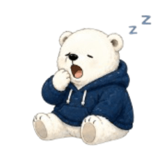 Lazy & Cute Polar Bear: Low Energy Days