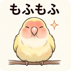 Lovebird Realistic Cute Stickers!