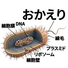 Realistic cell & organism 3D Sticker
