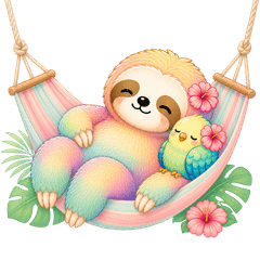 Lazy Sloth Tropical