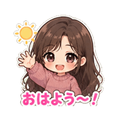 momo no Daily Chat Stickers