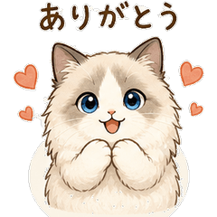 Super Soothing Ragdoll Stickers