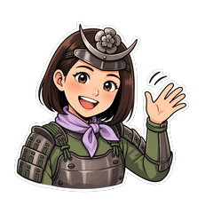 Kawaii Sengoku Warrior Girls: Stickers