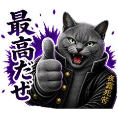 Yankee Cat Reaction Stickers