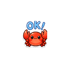 Chill Crab Stickers0505