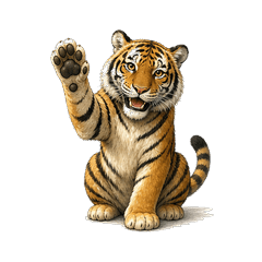 Tiger Daily Stickers