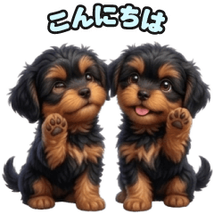 Chihuahua-Poodle mix LINE stickers 241