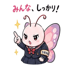 ButterflyStudentCouncilPresidentStickers