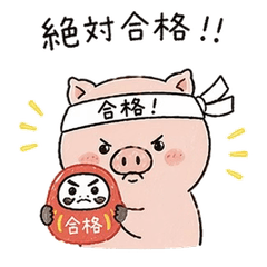 Study Pig - Exam Cheer Stickers