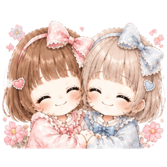 Bestie Girls Cute Daily Stickers