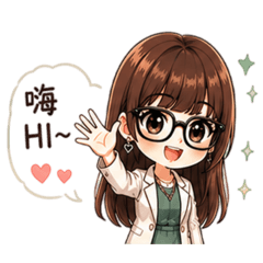 可愛講師日常｜實用療癒工作貼圖